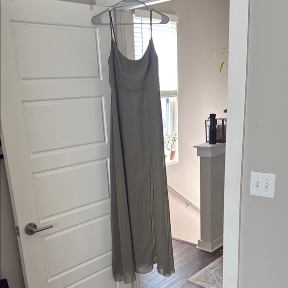 Birdy Grey Dresses & Skirts - Elegant Olive Green Maxi Dress